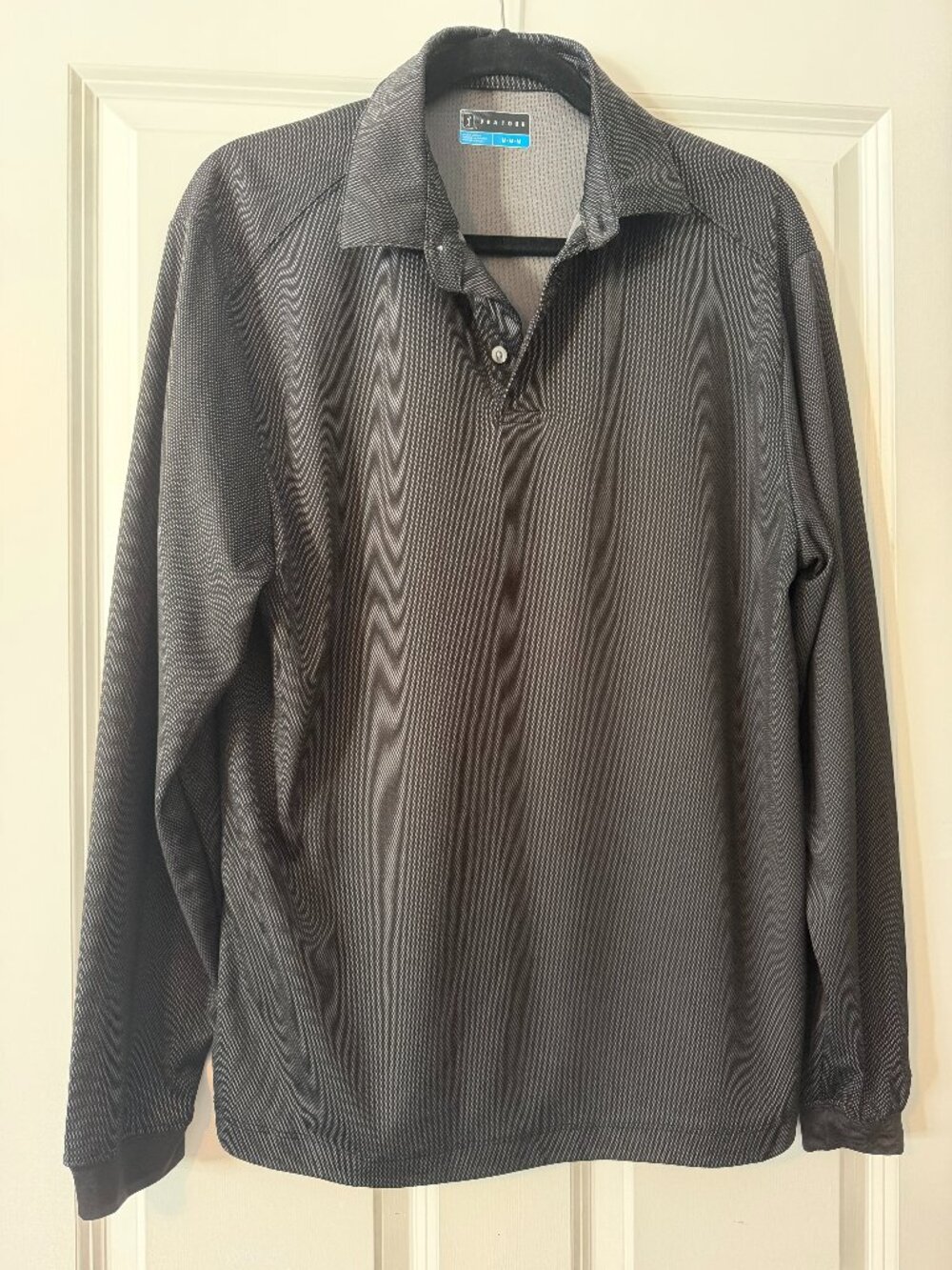 PGA Tour Long Sleeve Polo Size M